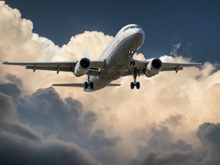 aircraft in the sky